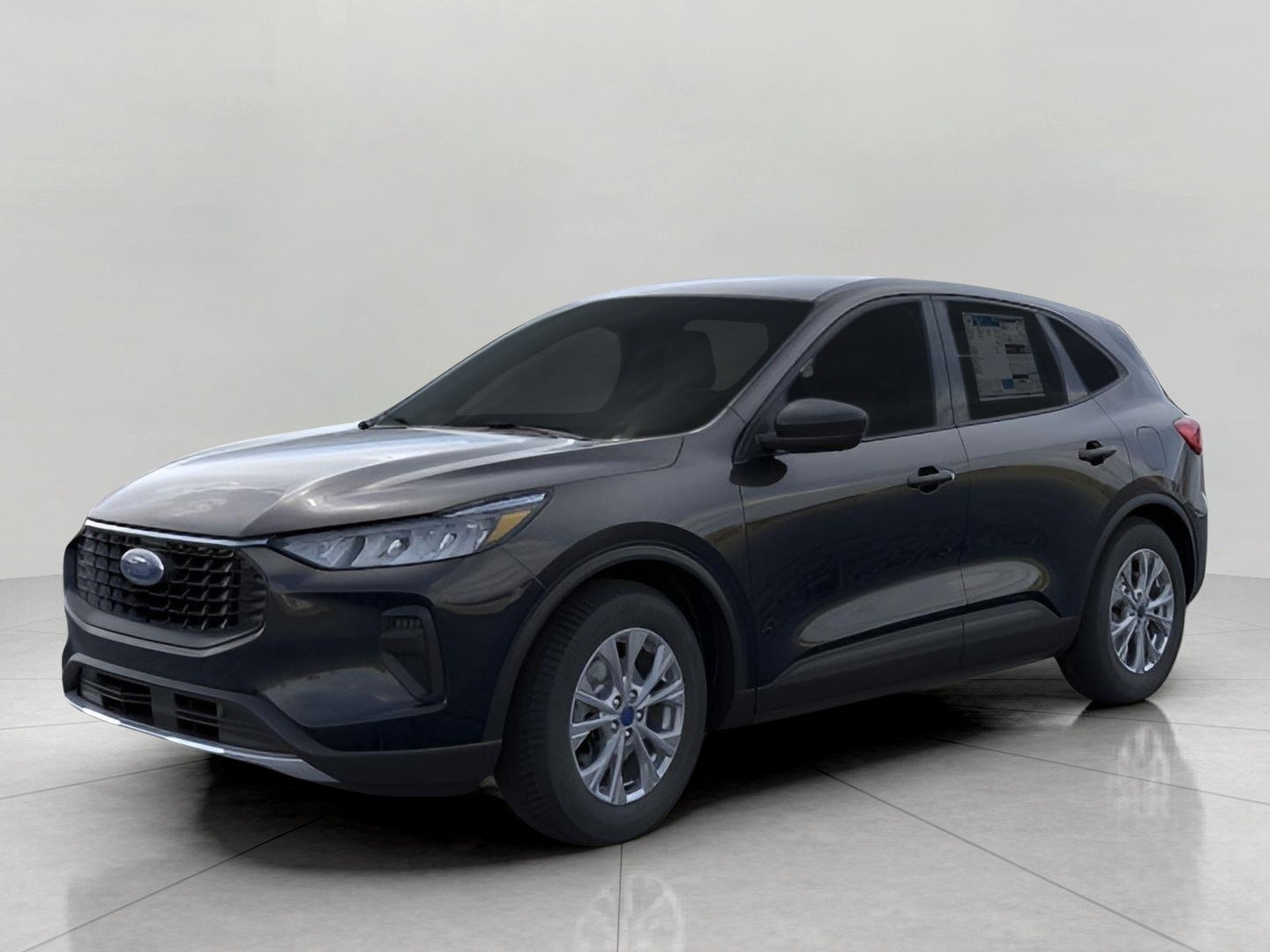 2025 Ford Escape Active AWD in Agate Black Metallic — front three-quarter view
