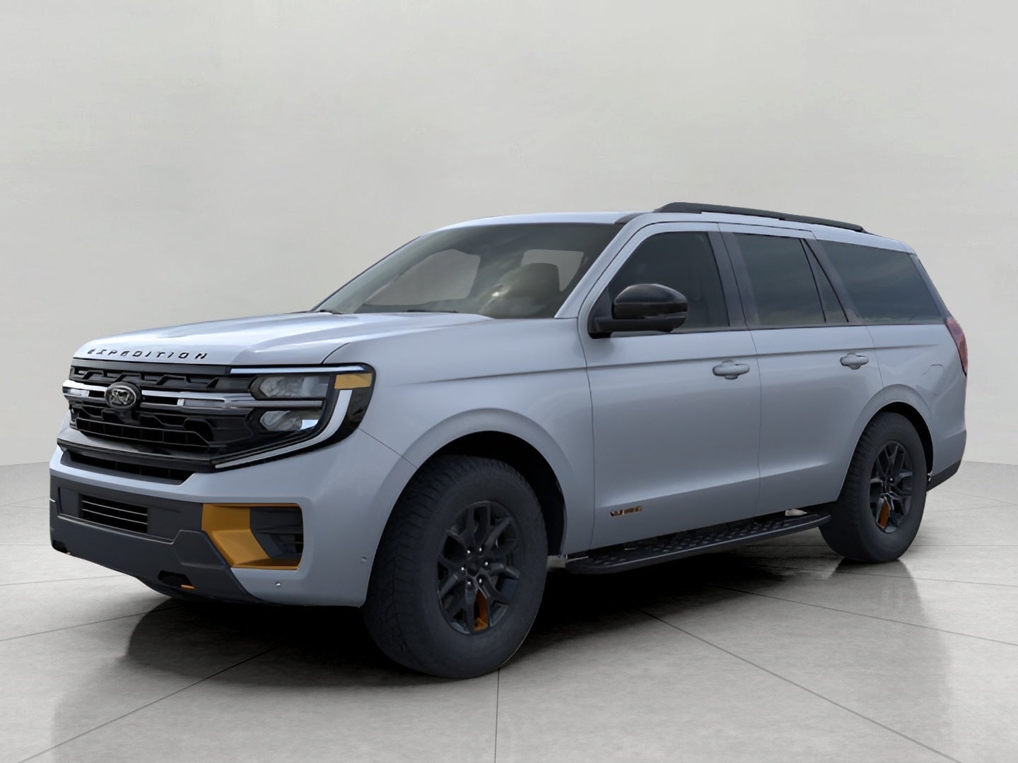 2026 Ford Expedition Tremor 4x4 in Glacier Gray Metallic Tri-Coat — front three-quarter view