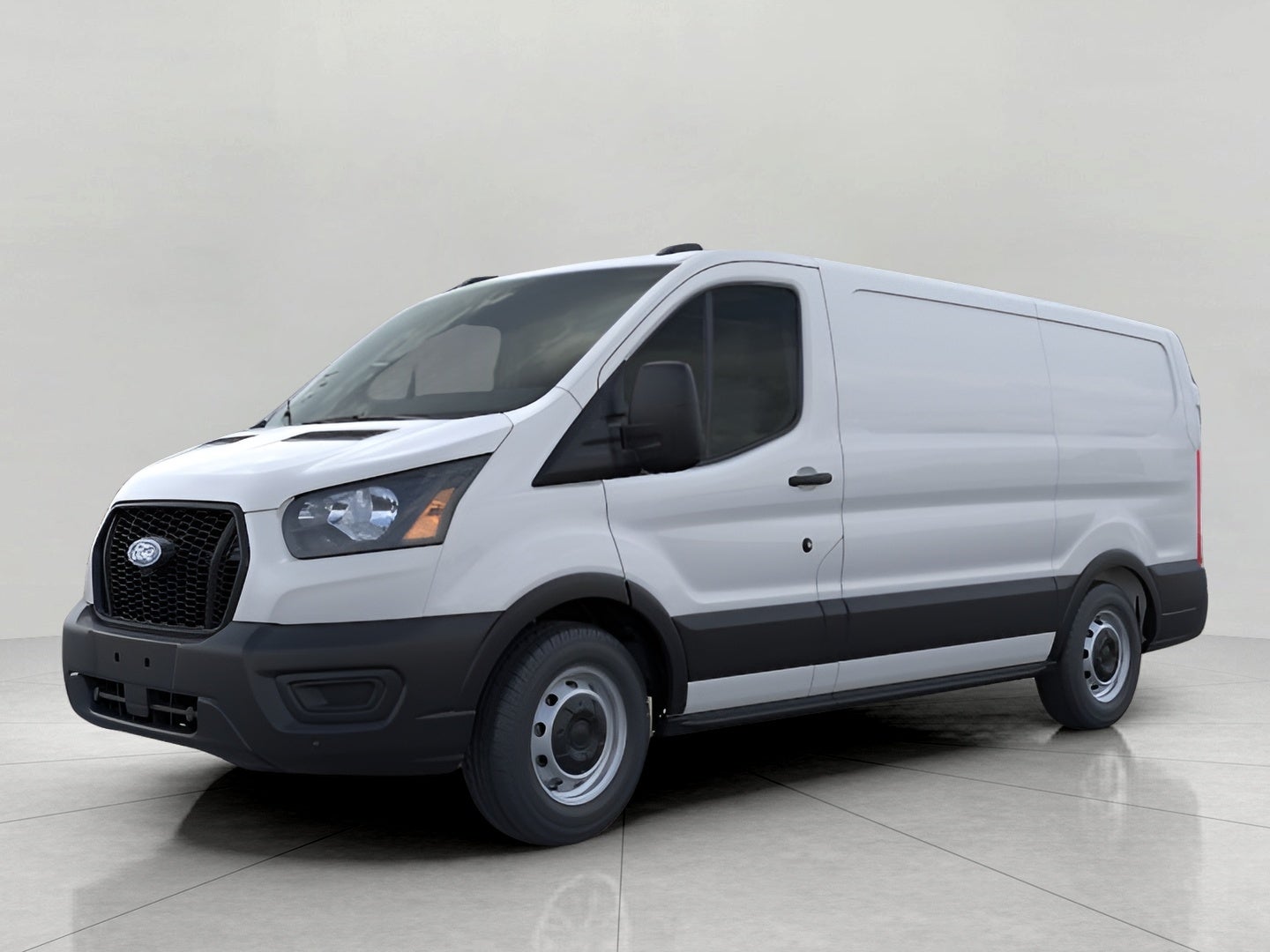 2026 Ford Transit Cargo Van T-250 130 Low Rf 9150 GVWR RWD in Oxford White — front three-quarter view