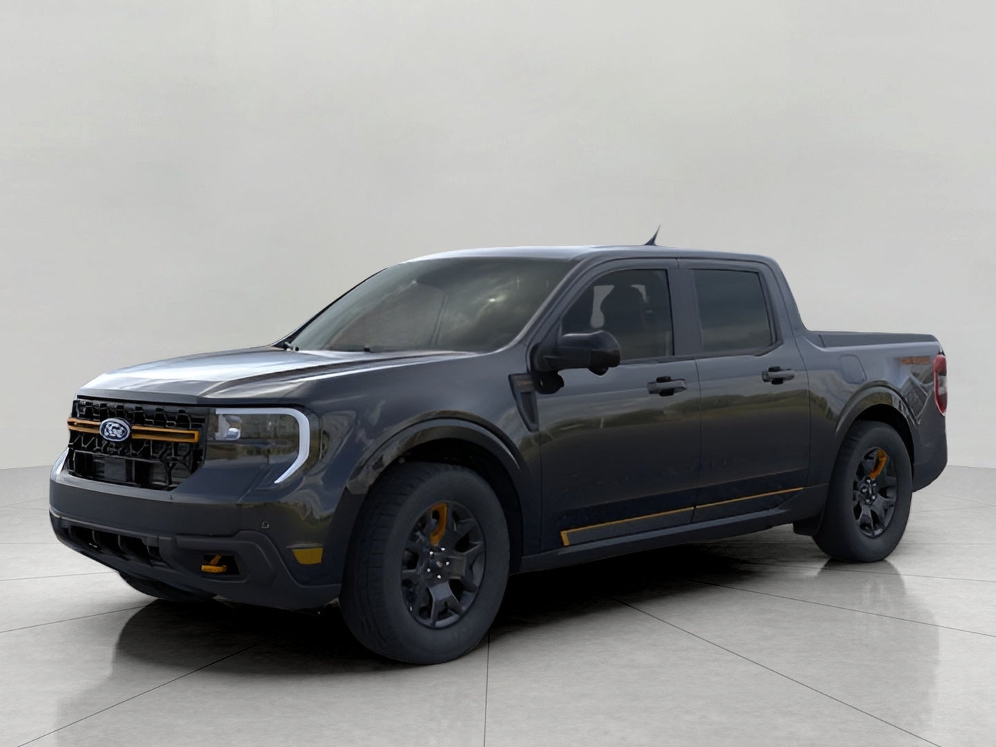 2026 Ford Maverick Tremor AWD SuperCrew in Shadow Black — front three-quarter view